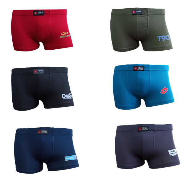 شورت مردانه نیم پا کد 486 مجموعه 6 عددیغیر اصل شورت مردانه نیم پا کد 486 مجموعه 6 عددیغیر اصل