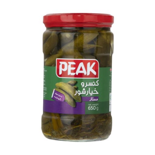 کنسرو خیار شور ممتاز پیک – 650 گرم