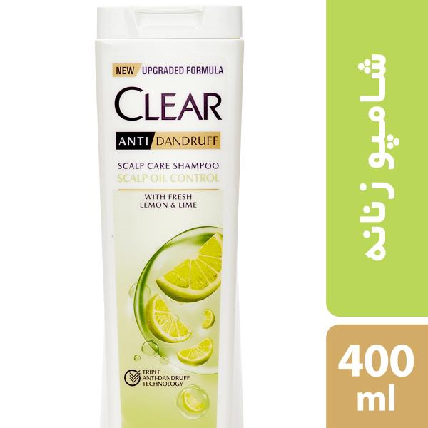 شامپو ضد شوره بانوان مخصوص موهای چرب کلییر مدل Scalp Oil Control حجم 400 میلی لیتر شامپو ضد شوره بانوان مخصوص موهای چرب کلییر مدل Scalp Oil Control حجم 400 میلی لیتر