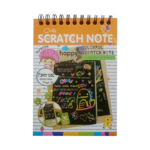 دفتر نقاشی مدل scratch note کد A6