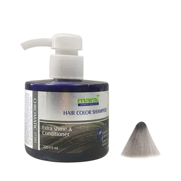 شامپو رنگ مو مارال مدل 2442 شماره 0711 حجم 220 میلی لیتر رنگ طوسی شامپو رنگ مو مارال مدل 2442 شماره 0711 حجم 220 میلی لیتر رنگ طوسی