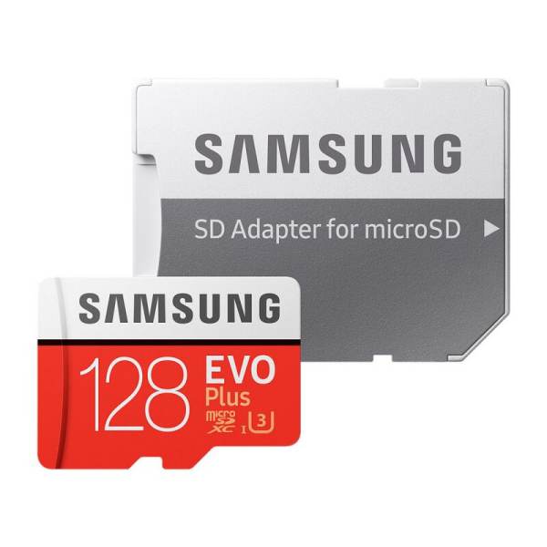 کارت حافظه microSDXC سامسونگ مدل Evo Plus کلاس 10 استاندارد UHS-I U3 سرعت 100MBps ظرفیت 128 گیگابایت به همراه آداپتور SD کارت حافظه microSDXC سامسونگ مدل Evo Plus کلاس 10 استاندارد UHS-I U3 سرعت 100MBps ظرفیت 128 گیگابایت به همراه آداپتور SD