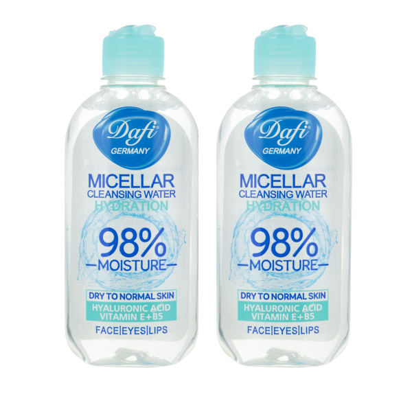 آب پاک کننده صورت دافی مدل Hydration حجم 200 میلی لیتر مجموعه 2 عددی آب پاک کننده صورت دافی مدل Hydration حجم 200 میلی لیتر مجموعه 2 عددی