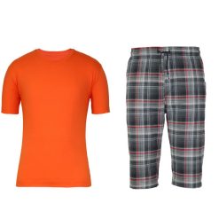 ست تی شرت و شلوارک مردانه آریان نخ باف مدل 1651