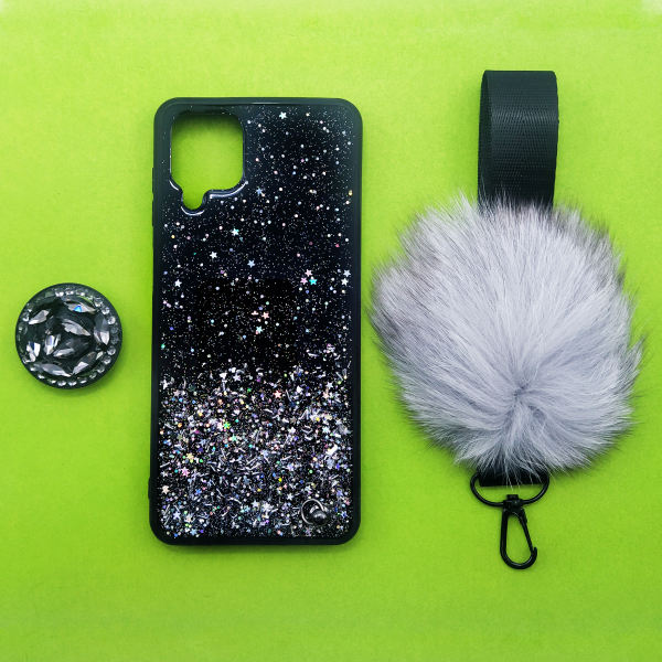 کاور مدل ستاره کد 01 مناسب برای گوشی موبایل سامسونگ Galaxy A12 به همراه بند و پایه نگهدارنده کاور مدل ستاره کد 01 مناسب برای گوشی موبایل سامسونگ Galaxy A12 به همراه بند و پایه نگهدارنده