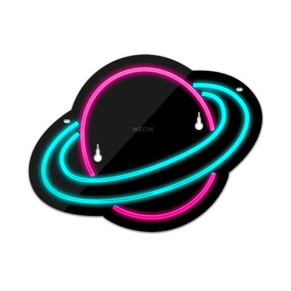 چراغ دیواری نئون دیزاین مدل Planet-BL_MLC چراغ دیواری نئون دیزاین مدل Planet-BL_MLC