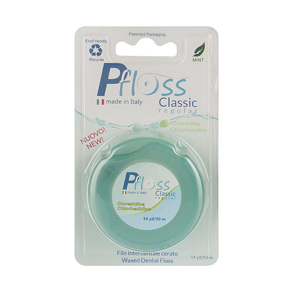 نخ دندان پی فلوس مدل Classic Regular Clorexidina نخ دندان پی فلوس مدل Classic Regular Clorexidina