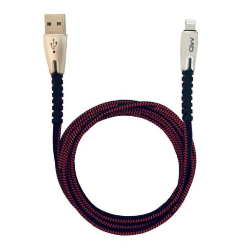 کابل تبدیل USB به لایتنینگ ام دی مدل M-20 طول 1.2 متر