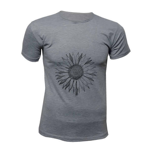 تیشرت آستین کوتاه مردانه مدل آفتاب گردان کد h0041 تیشرت آستین کوتاه مردانه مدل آفتاب گردان کد h0041