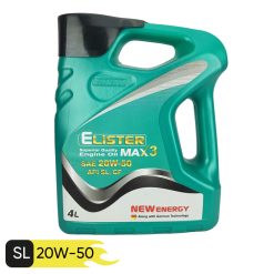 روغن موتور خودرو الیستر ایل مدل  Max3 SAE 20W-50 حجم 4 لیتر