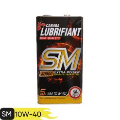 روغن موتور خودرو کانادا لوبریفنت مدل SM 10w40 حجم 5000 میلی لیتر