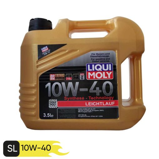 روغن موتور خودرو لیکومولی مدل LEICHTLAUF 10W-40 حجم 3.5 لیتر