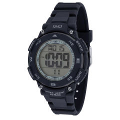 ساعت مچی دیجیتالی کیو اند کیو مدل m149j007y به همراه دستمال مخصوص برند کلین واچ