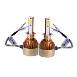 هدلایت لامپ خودرو D9 مدل H1 بسته ۲ عددی