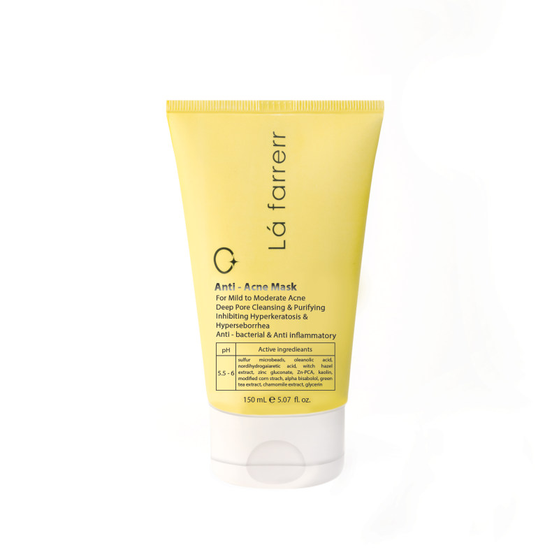 ماسک صورت لافارر مدل anti-acne حجم 150 میلی لیتر ماسک صورت لافارر مدل anti-acne حجم 150 میلی لیتر