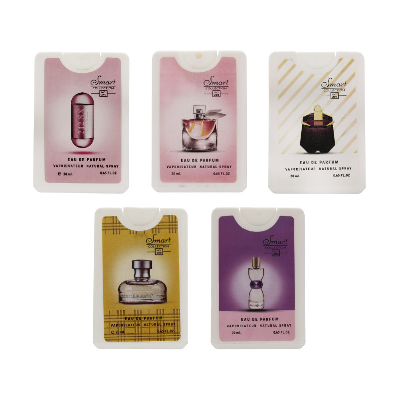 عطر جیبی زنانه اسمارت کالکشن حجم 20 میلی لیتر بسته 5 عددی عطر جیبی زنانه اسمارت کالکشن حجم 20 میلی لیتر بسته 5 عددی