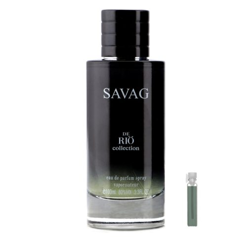 ادو پرفیوم مردانه ریو کالکشن مدل Rio Savag حجم 100 میلی لیتر به همراه عطر جیبی حجم 1 میلی لیتر