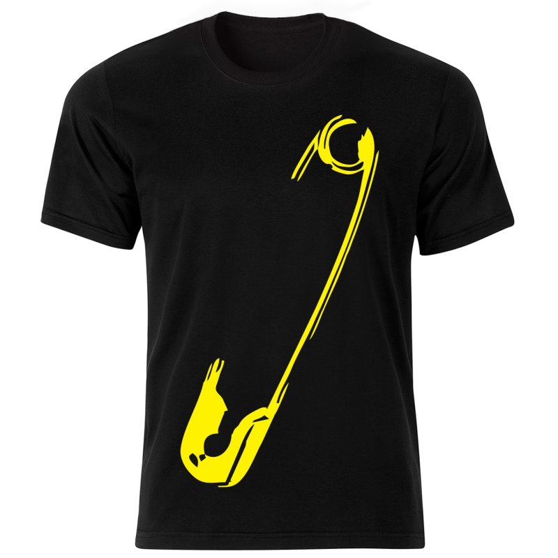 تی شرت مردانه طرح سنجاق کد 642 تی شرت مردانه طرح سنجاق کد 642