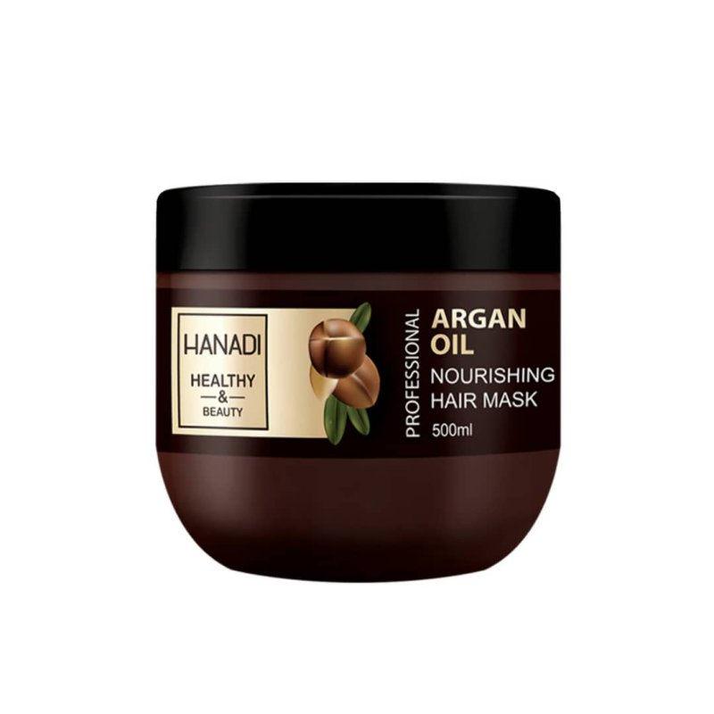 ماسک مو مغذی هانادی مدل روغن آرگان حجم 500 میلی لیتر ماسک مو مغذی هانادی مدل روغن آرگان حجم 500 میلی لیتر