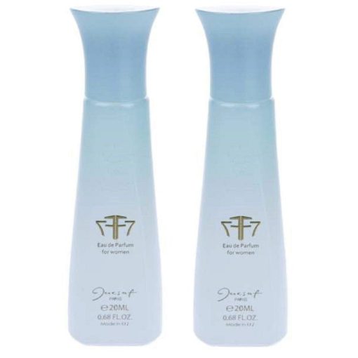 عطر جیبی زنانه ژک ساف مدل F7 حجم 22 میلی لیتر بسته 2 عددی