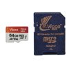 کارت حافظه microSDXC سن دیسک مدل Extreme PRO کلاس A2 استاندارد UHS-I U3 سرعت 170MBs ظرفیت 128 گیگابایت به همراه آداپتور SD