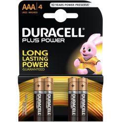 باتری نیم قلمی دوراسل مدل Plus Power بسته 4 عددی