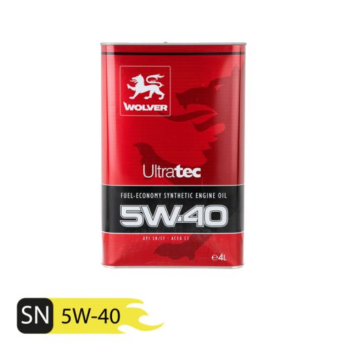 روغن موتور خودرو ولور مدل Ultra tec 5W40 SN حجم 4 لیتر
