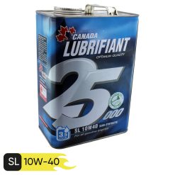 روغن موتور خودرو کانادا لوبریفینت مدل SL 10 W 40 ظرفیت 3.5 لیتر