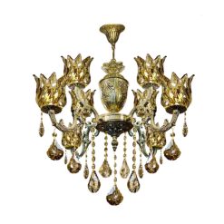 لوستر 8 شعله چشمه نور کد C2544.4