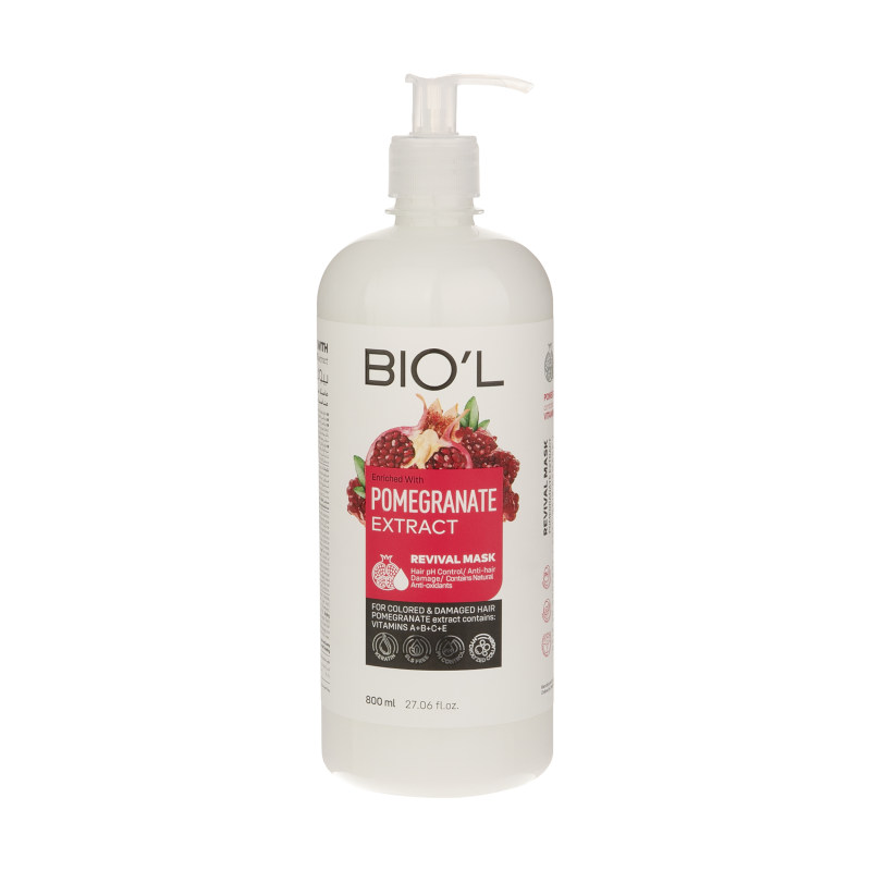 ماسک موی بیول مدل Pomegranate حجم 800 میلی لیتر ماسک موی بیول مدل Pomegranate حجم 800 میلی لیتر