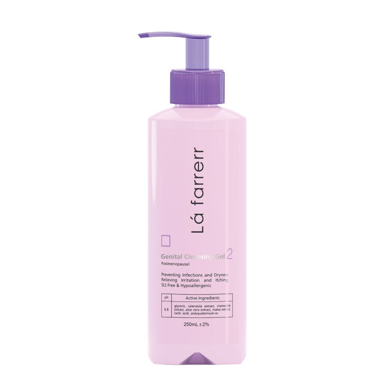 ژل بهداشتی بانوان یائسه لافارر مدل Gentinal Cleansing Gel حجم 250 میلی لیتر ژل بهداشتی بانوان یائسه لافارر مدل Gentinal Cleansing Gel حجم 250 میلی لیتر