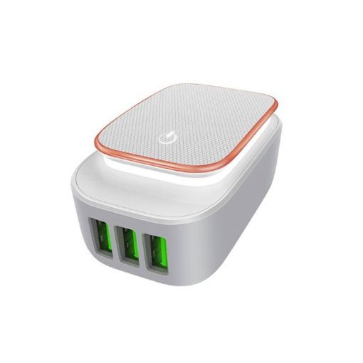 شارژر دیواری و چراغ خواب الدینیو با کابلMicroUsb مدل A3305