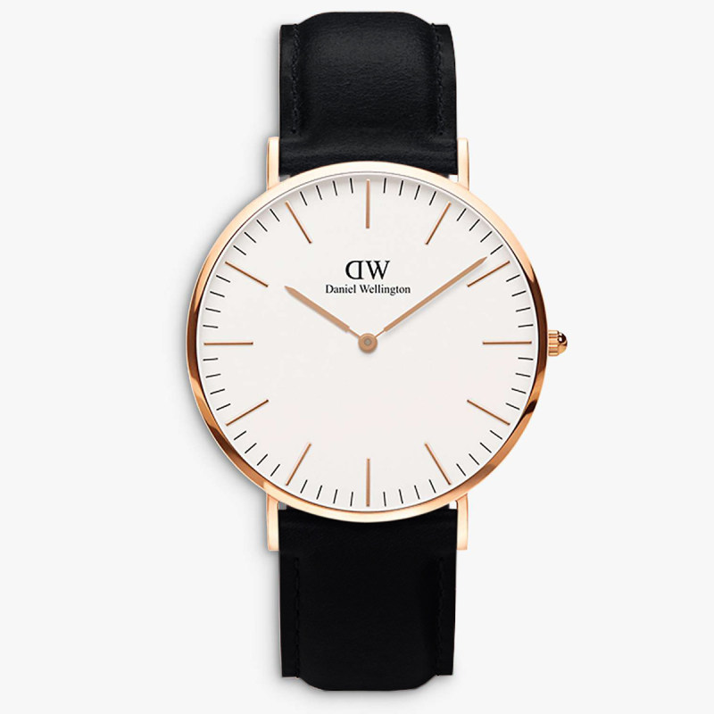 ساعت مچی عقربه ای مدل کلاسیک کد dw100 ساعت مچی عقربه ای مدل کلاسیک کد dw100