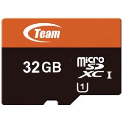 کارت حافظه MicroSDHC تیم گروپ کلاس 10 استاندارد UHS-I U1 سرعت 80MBps ظرفیت 32 گیگابایت