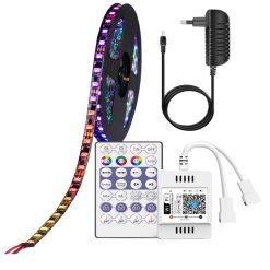 ریسه ال ای دی مدل rgb musical ws2811-60led طول 5 متر