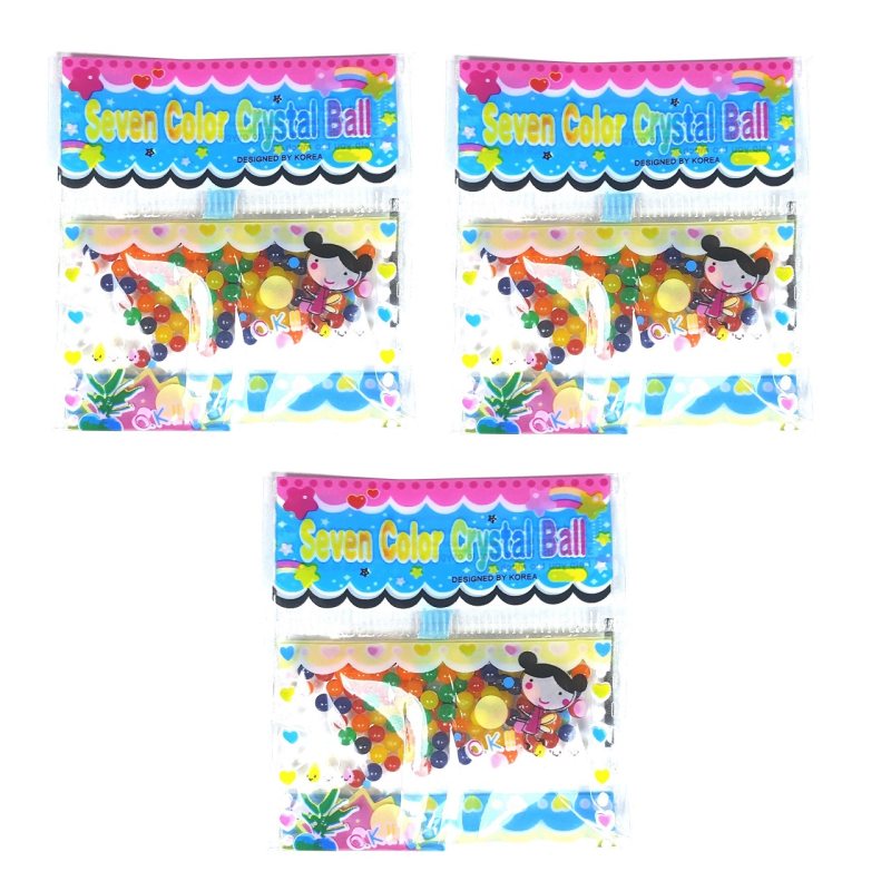 خاک ژله ای کریستالی مدل Seven Color بسته 3 عددی خاک ژله ای کریستالی مدل Seven Color بسته 3 عددی