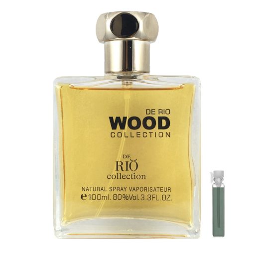 ادو پرفیوم مردانه ریو کالکشن مدل Wood Brown حجم 100 میلی لیتر به همراه عطر جیبی