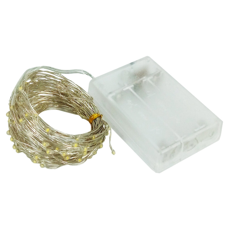 ریسه ال ای دی مفتولی کد 100LED طول 10 متر ریسه ال ای دی مفتولی کد 100LED طول 10 متر