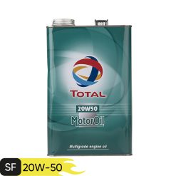 روغن موتور خودرو توتال مدل Quartz 20W50 حجم 4 لیتر