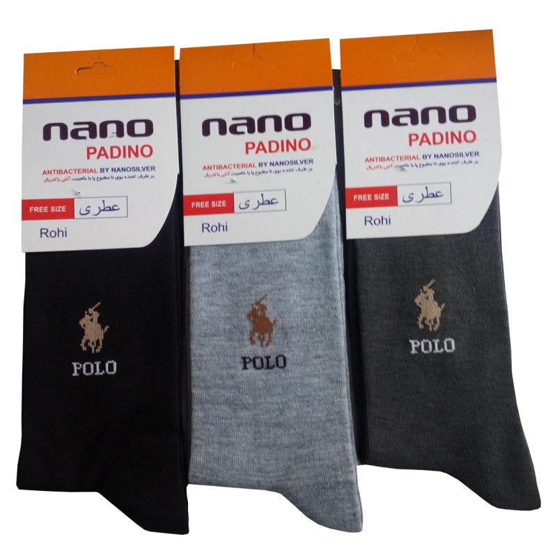 جوراب مردانه پادینو طرح پولو مدل bafco116 بسته 3 عددی جوراب مردانه پادینو طرح پولو مدل bafco116 بسته 3 عددی