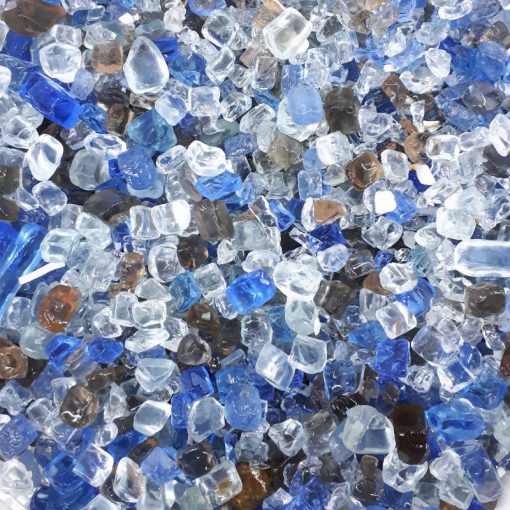 سنگ رنگی گلدان مدل broken glass مجموعه 3 بسته ای