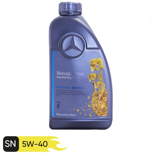 روغن موتور خودرو مرسدس بنز مدل 229.5 5W40 Sythetic حجم 1 لیتر