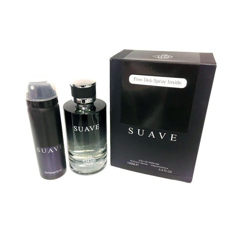 ادو پرفیوم مردانه فراگرنس ورد مدل Suave حجم 100 میلی لیتر به همراه اسپری فراگرنس مدل Suave حجم 75 میلی لیتر ادو پرفیوم مردانه فراگرنس ورد مدل Suave حجم 100 میلی لیتر به همراه اسپری فراگرنس مدل Suave حجم 75 میلی لیتر