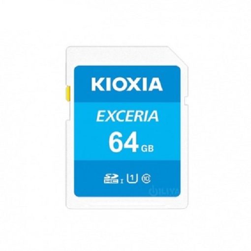 کارت حافظه SDXC کیوکسیا مدلEXCERIA کلاس 10 استانداردUHS-1 سرعت 100mb/s ظرفیت 64 گیگابایت