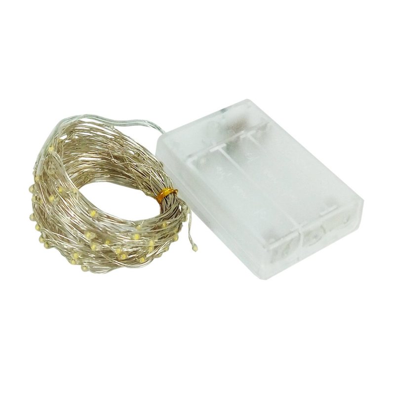 ریسه ال ای دی مفتولی مدل 100LED طول 10 متر ریسه ال ای دی مفتولی مدل 100LED طول 10 متر