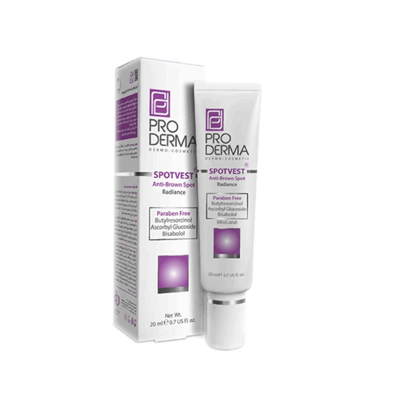 کرم ضد لک پرودرما سری Spotvest مدل Radiance حجم 20 میلی لیتر کرم ضد لک پرودرما سری Spotvest مدل Radiance حجم 20 میلی لیتر