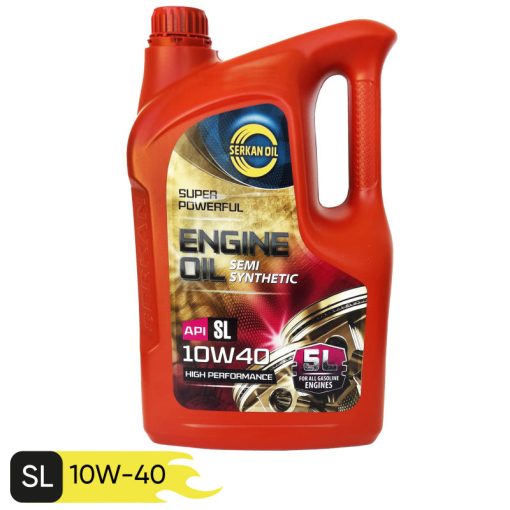 روغن موتور خودرو سرکان مدل 10W-40 SL حجم 5 لیتر