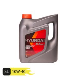 روغن موتور خودرو هیوندای اکستیر مدل SL G500 10W-40 ظرفیت 4 لیتر