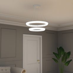 لوستر مدل 2 حلقه کد 2r80w