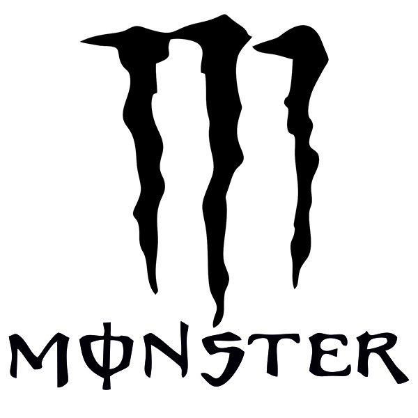 برچسب بدنه خودرو طرح پنجه هیولا کد monster برچسب بدنه خودرو طرح پنجه هیولا کد monster